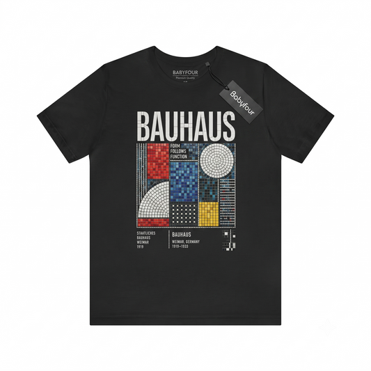 Bauhaus Form Follows Function Retro German Art Movement Unisex T-shirt