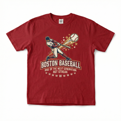Boston Baseball Spirit - Rising Stars Graphic Tee - Five Product Styles