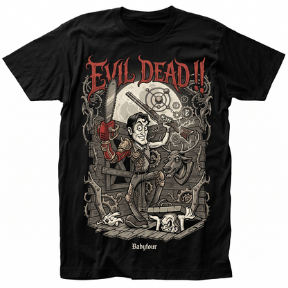 Retro Horror Hero Vintage 1930s Cartoon Character Unisex T-shirt