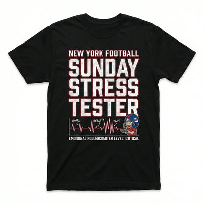 Funny NY Football Fan T-Shirt - Sunday Stress Tester Game Day Merch, Hoodie, Tank Top, Long Sleeve