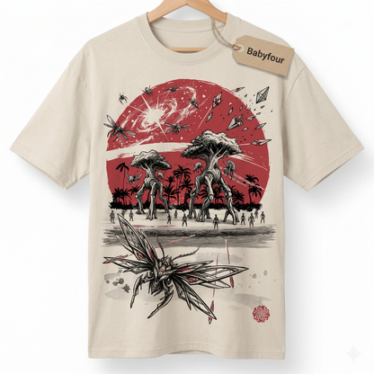 Vintage Galactic Space Movie Unisex T-Shirt, Retro Sci-Fi Battle Graphic Tee