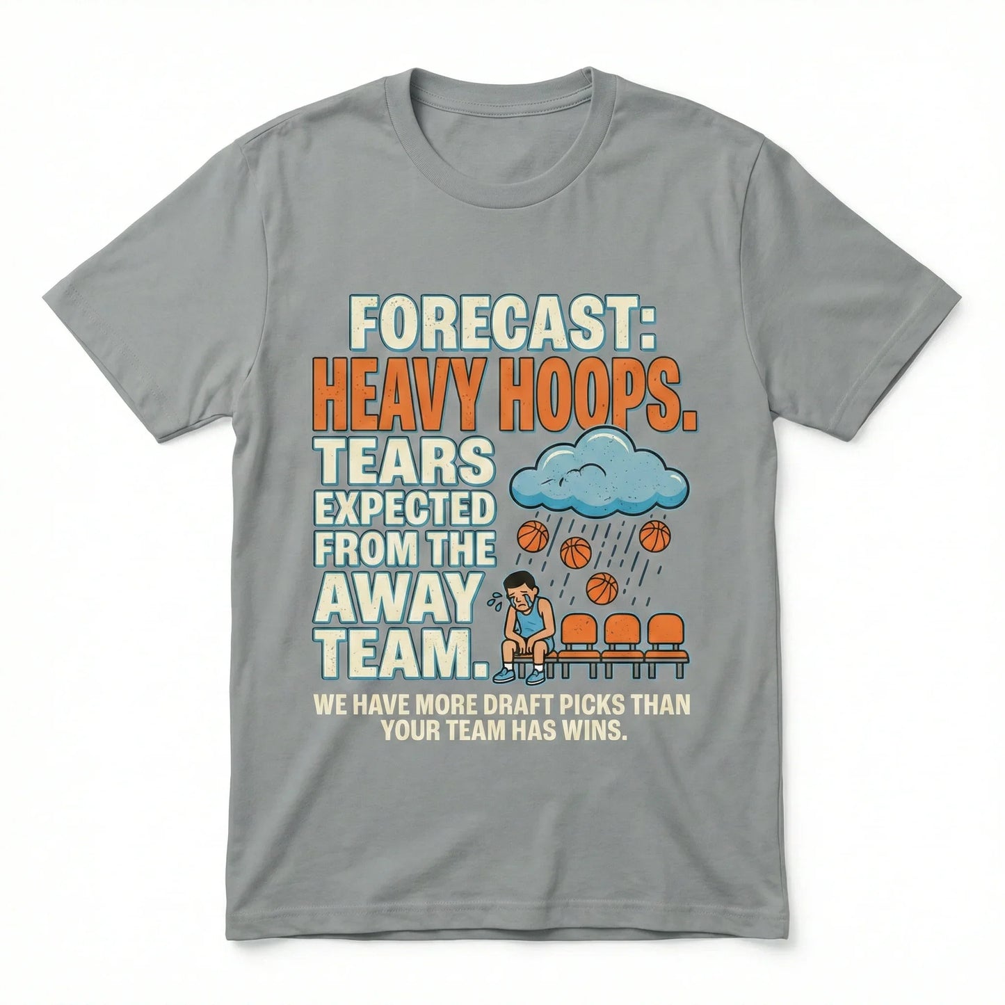 Funny Loud City Basketball Graphic Apparel | Heavy Hoops Sarcastic Fan Gear | Game Day T-Shirt & Hoodie