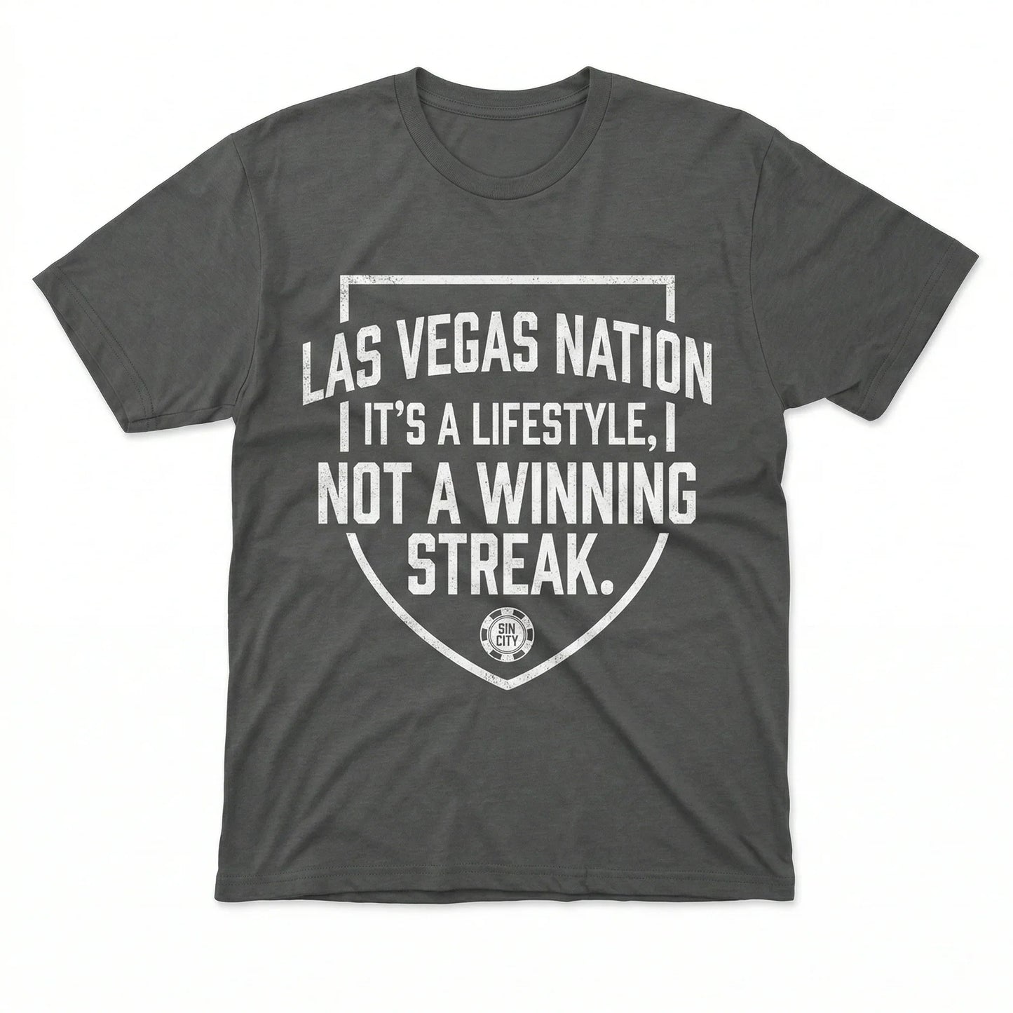 Notorious Silver & Black Vegas Football "We Don't Play Nice" Fan Apparel (T-shirt, Tank, Long Sleeve, Sweatshirt, Hoodie)