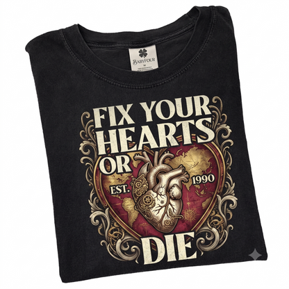 Retro Vintage Graphic Tee Cosmic Owl Heart Quote Unisex T-Shirt