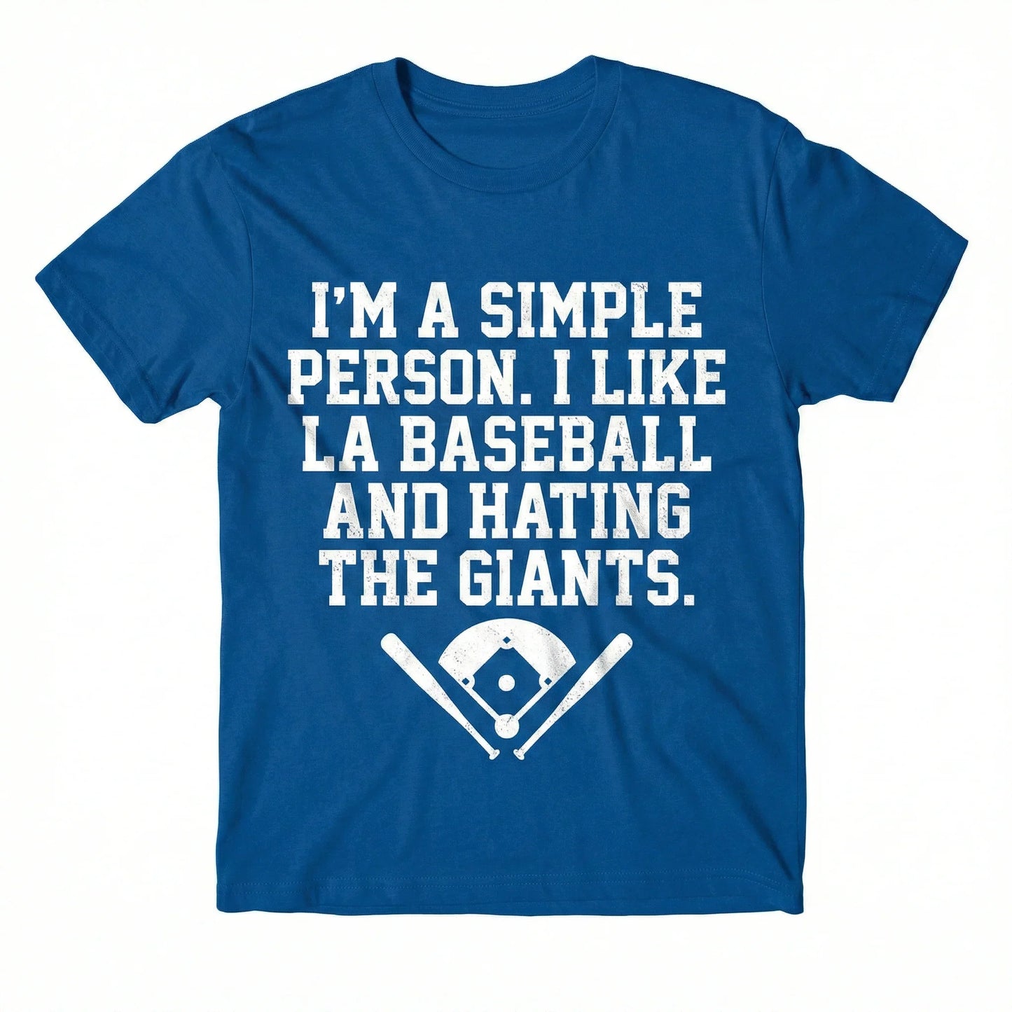 Los Angeles Baseball Funny Rivalry Fan Gear - LA Blue Crew Slogan T-Shirt, Hoodie, Sweatshirt, Tank Top, Long Sleeve