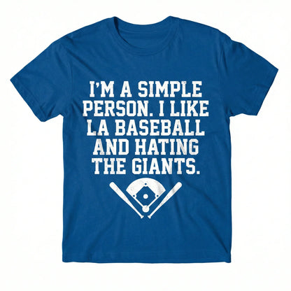 Los Angeles Baseball Funny Rivalry Fan Gear - LA Blue Crew Slogan T-Shirt, Hoodie, Sweatshirt, Tank Top, Long Sleeve