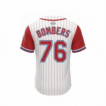 Philadelphia Baseball Jersey Heritage Classic Short Sleeve Button-Up - Men's & Women's Apparel