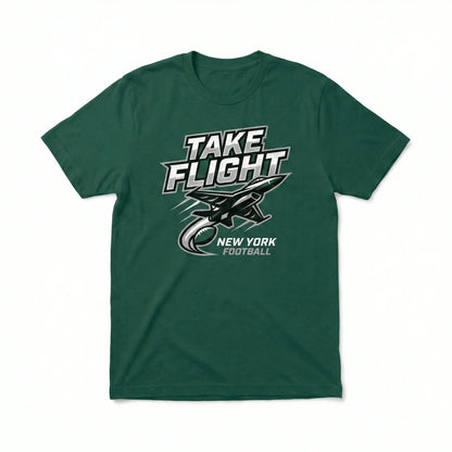 Premium New York Football "Take Flight" Trend Apparel | Fan Gear T-Shirt, Hoodie & More