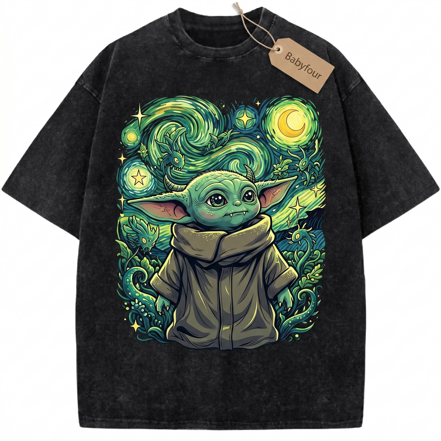 Vintage Galactic Alien Baby Shirt, Cute Sci-Fi Space Child Graphic Tee, Retro Movie Aesthetic Unisex T-Shirt