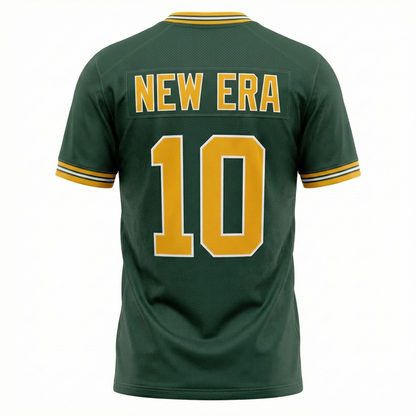 Green Bay Titletown Pro-Style Football Jersey | Wisconsin Gridiron New Era AOP Apparel