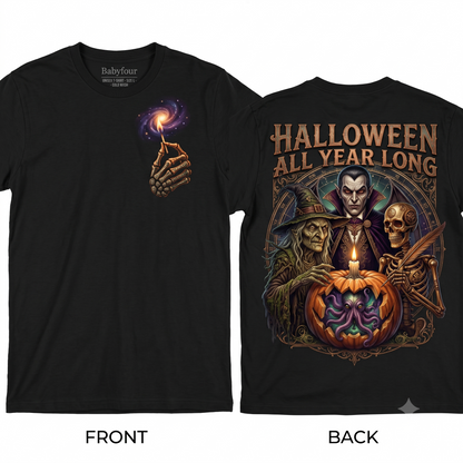 Spooky Season Every Day Shirt - Retro Halloween 365 Vibes Graphic Tee - Unisex T-shirt