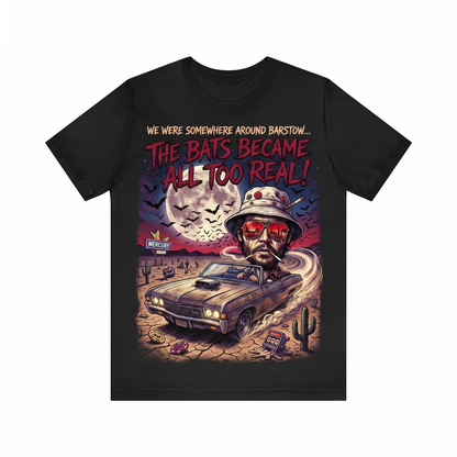 Gonzo Journalist Bat Country Vintage Graphic Tee - Retro Las Vegas Desert Trip Quote Merch Unisex T-Shirt
