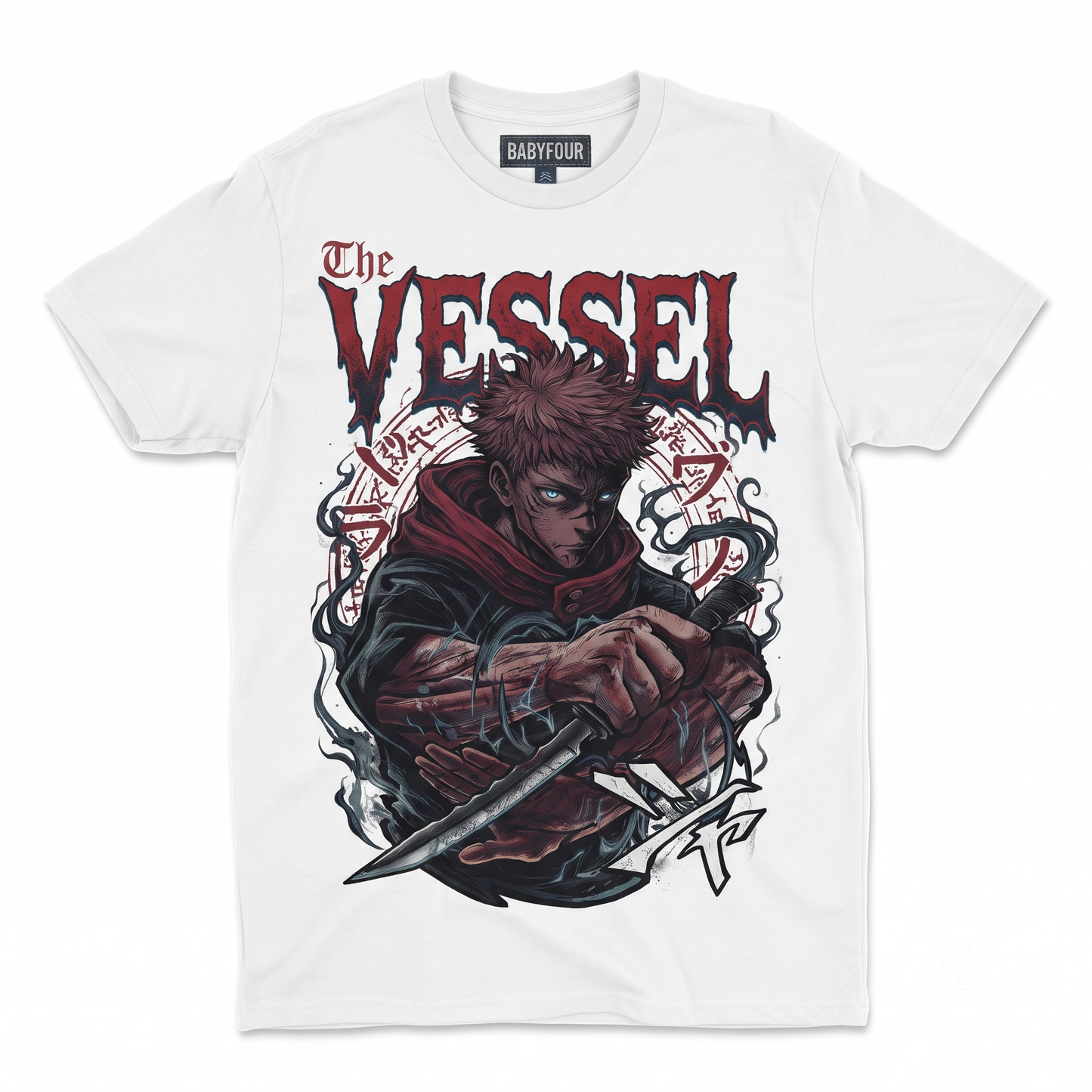 Unisex Graphic T-Shirt, Anime Style Fighter Design, Retro Streetwear Tee, Casual Cotton Crewneck Top