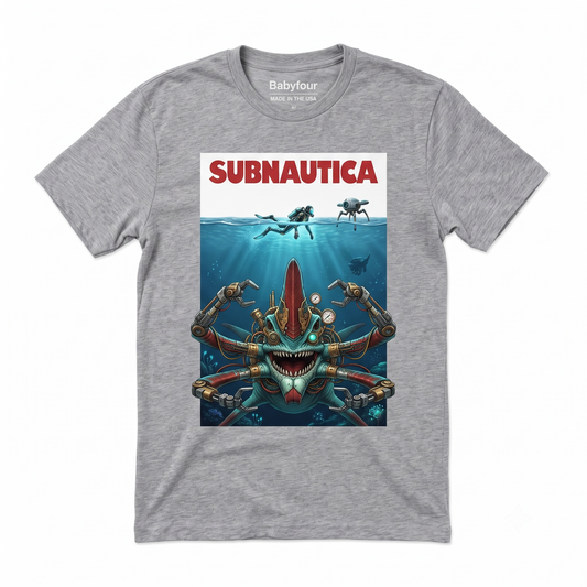 Deep Sea Ocean Survival Gaming Graphic Tee - Alien Planet Underwater Explorer Shirt - Unisex T-shirt