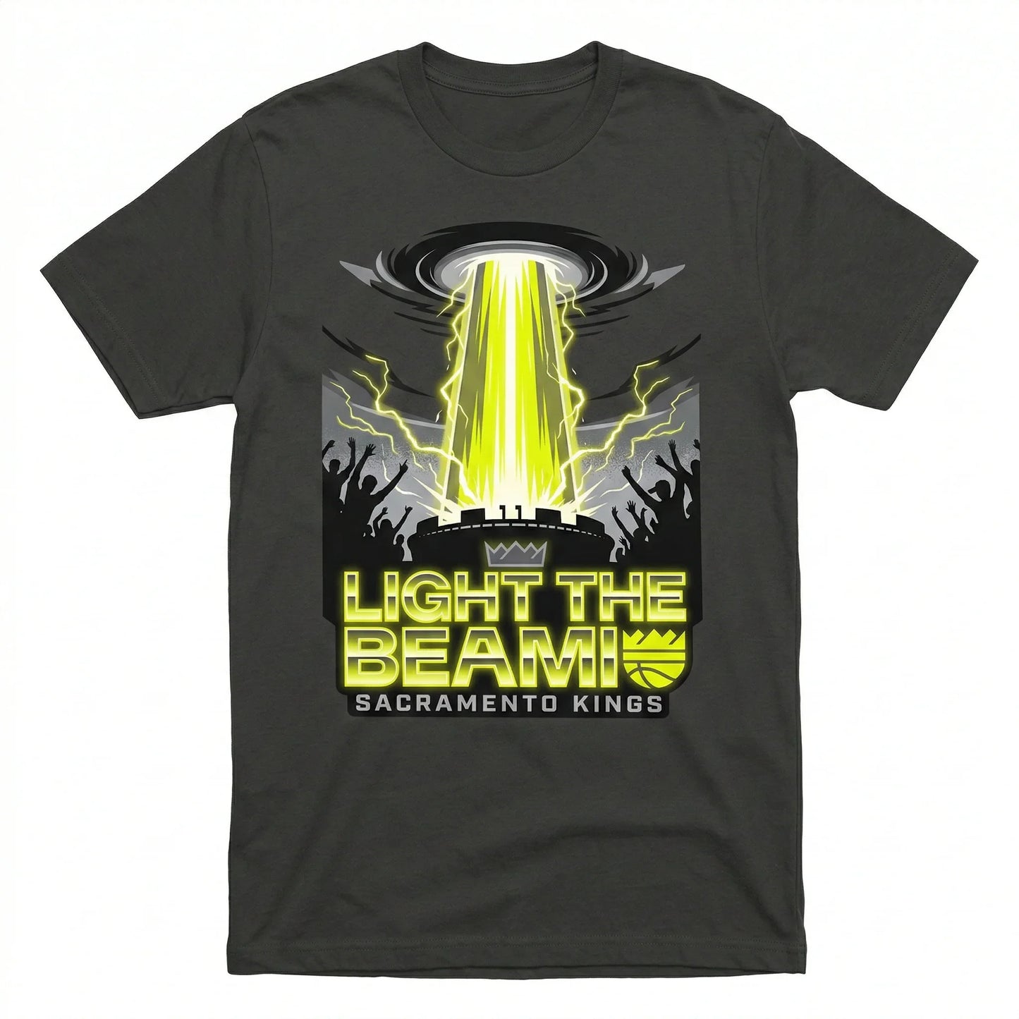 Light The Beam Sacramento Kings Fan Apparel - Purple Laser Victory Shirt, Hoodie, Sweatshirt