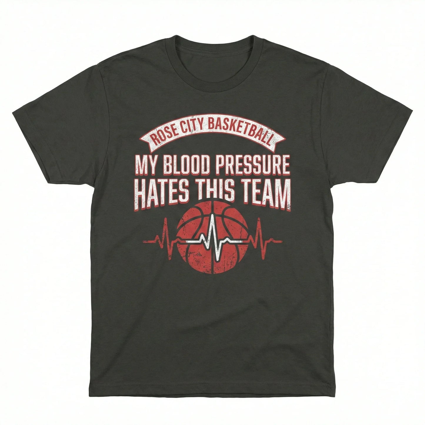 Funny Portland Basketball Rose City Fan Shirt | Sarcastic Hoops Graphic (T-Shirt, Tank Top, Hoodie)