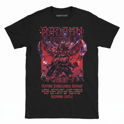 Dark Fantasy General Warrior Graphic Tee - Elden Ring Inspired Unisex T-shirt