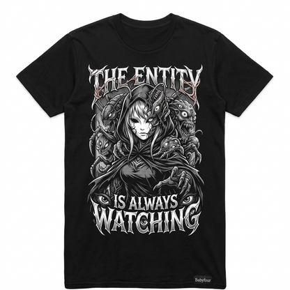Robotic Goth Assassin Cybernetic Skeleton Graphic Tee - Revenant Is Watching You Unisex T-shirt