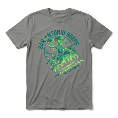 San Antonio Alien Basketball Fan Apparel - Texas Hoops Extraterrestrial Graphic Shirts & Hoodies
