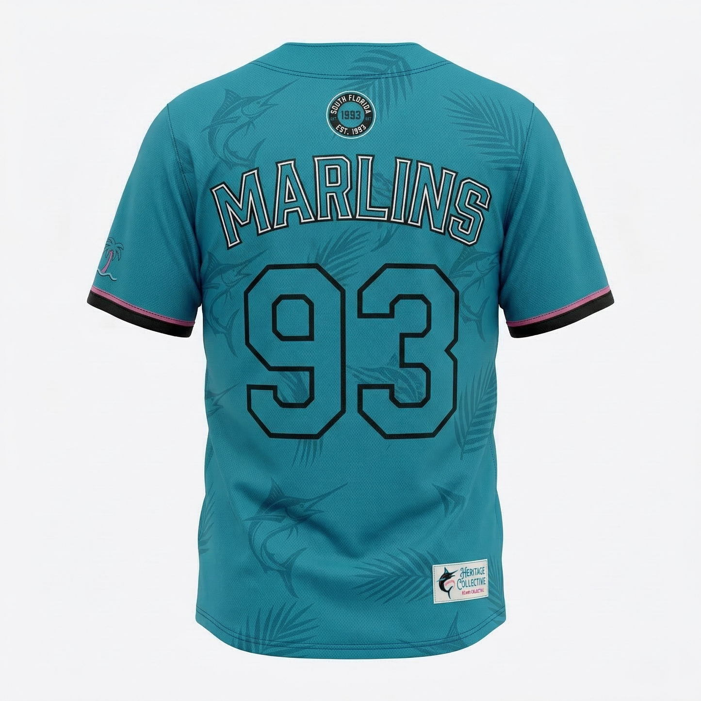 Unisex Magic City Baseball Button-Up Jersey | South Florida Heritage AOP Sports Shirt | Premium Miami Vibe Athletic Apparel