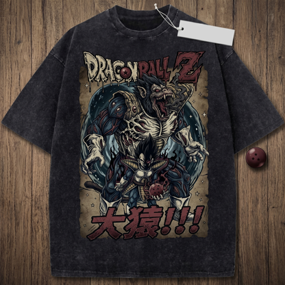 Retro Space Prince and Great Ape Power Graphic Vintage Heavyweight Unisex T-Shirt
