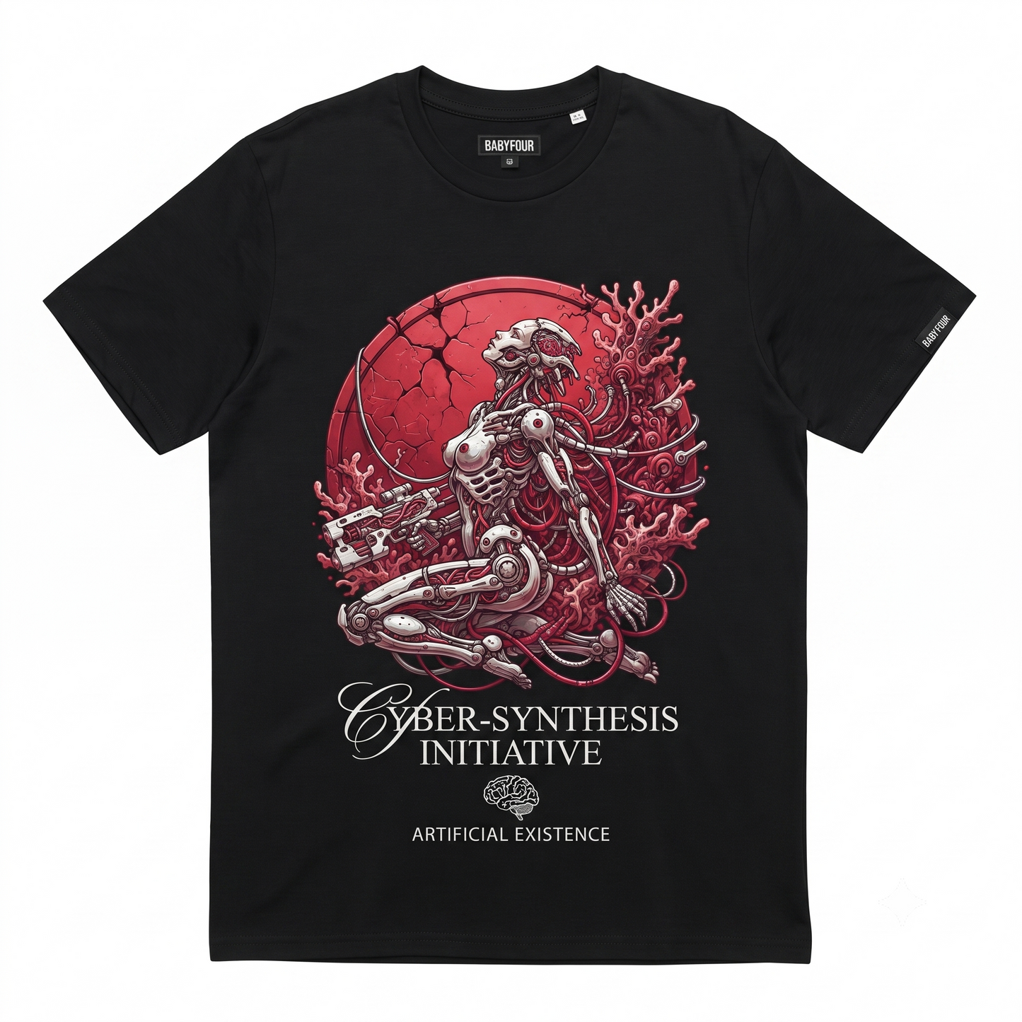 Classic Cybernetic Major Heroic Manga Sci-Fi Graphic Apparel Unisex T-shirt
