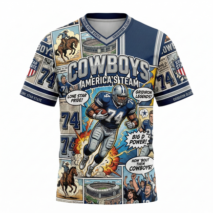 america's team heroic gridiron jersey