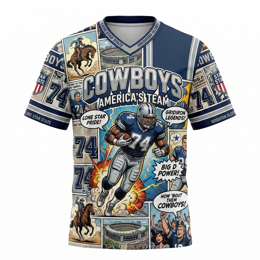 america's team heroic gridiron jersey