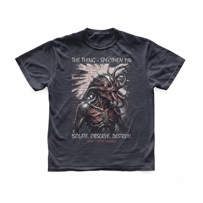 Sci-Fi Horror Classic Creature Feature Graphic Tee  Retro 80s Cult Movie Fan Apparel  Unisex T-shirt