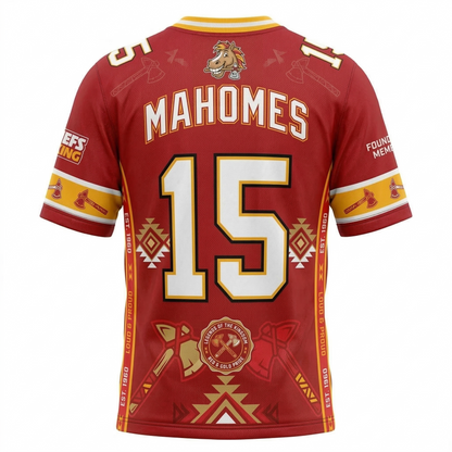 Kansas City Football Heritage All-Over-Print Unisex Sports Jersey - Red