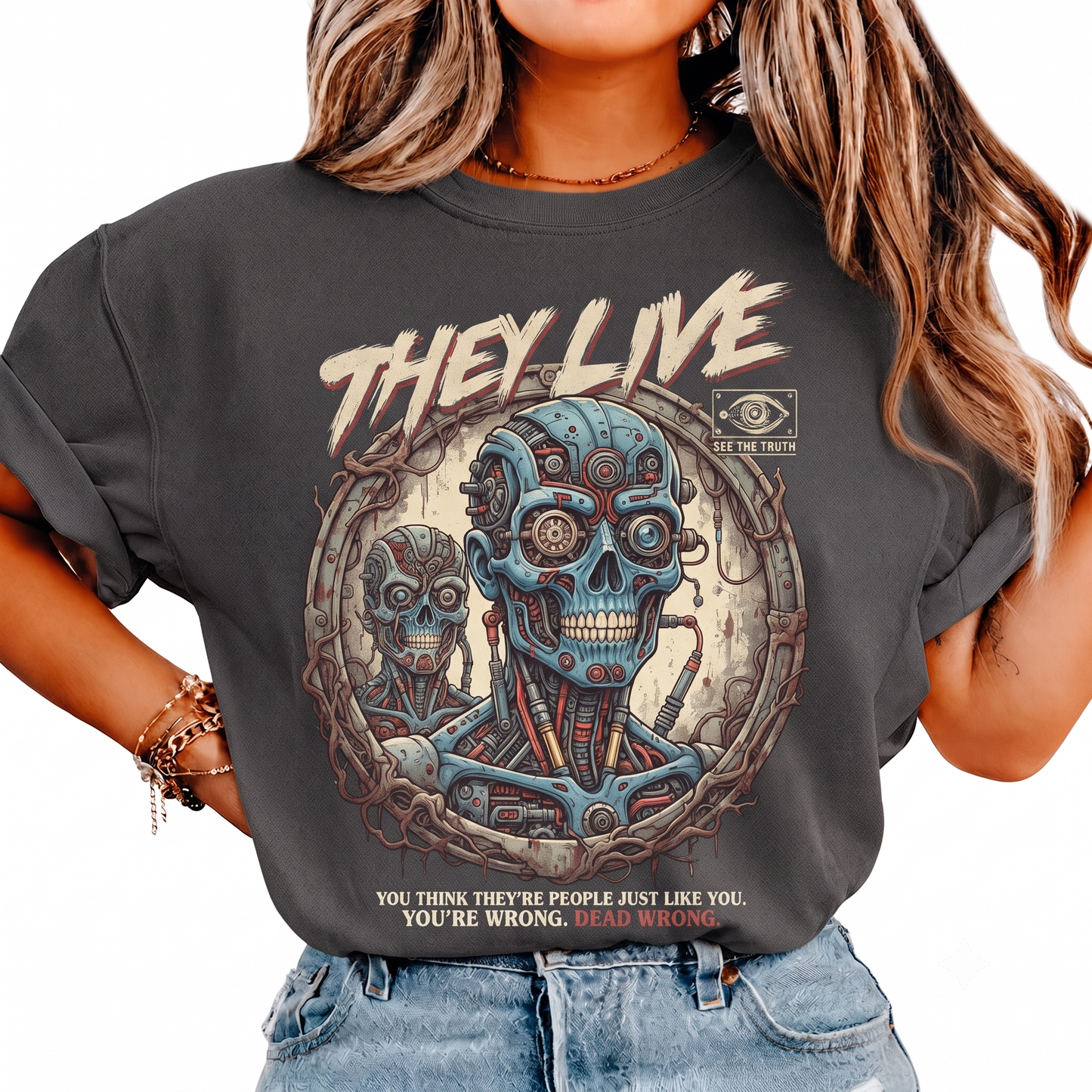 Vintage 1988 Sci-Fi Cult Classic Movie Graphic Tee Retro Horror Distressed Unisex T-shirt