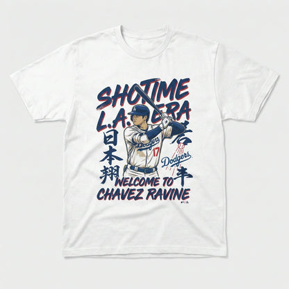 os Angeles Dodgers 'ShoTime L.A. Era' Ohtani Welcome Fan Apparel - T-Shirt, Hoodie, Sweatshirt, Tank Top, Long Sleeve Baseball Gear