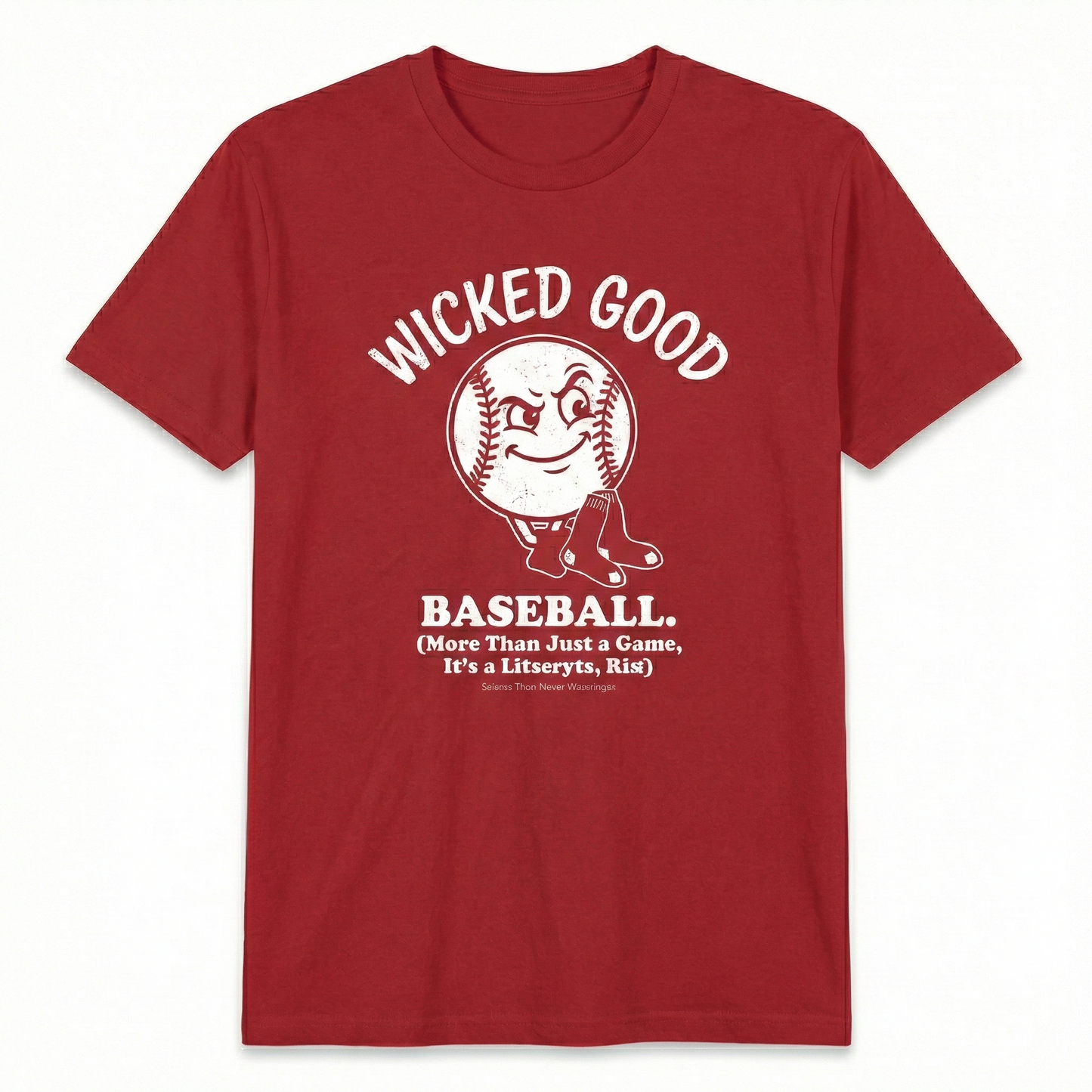 Boston Baseball "Wicked Good" Fan Attitude Slogan T-Shirt Hoodie Apparel