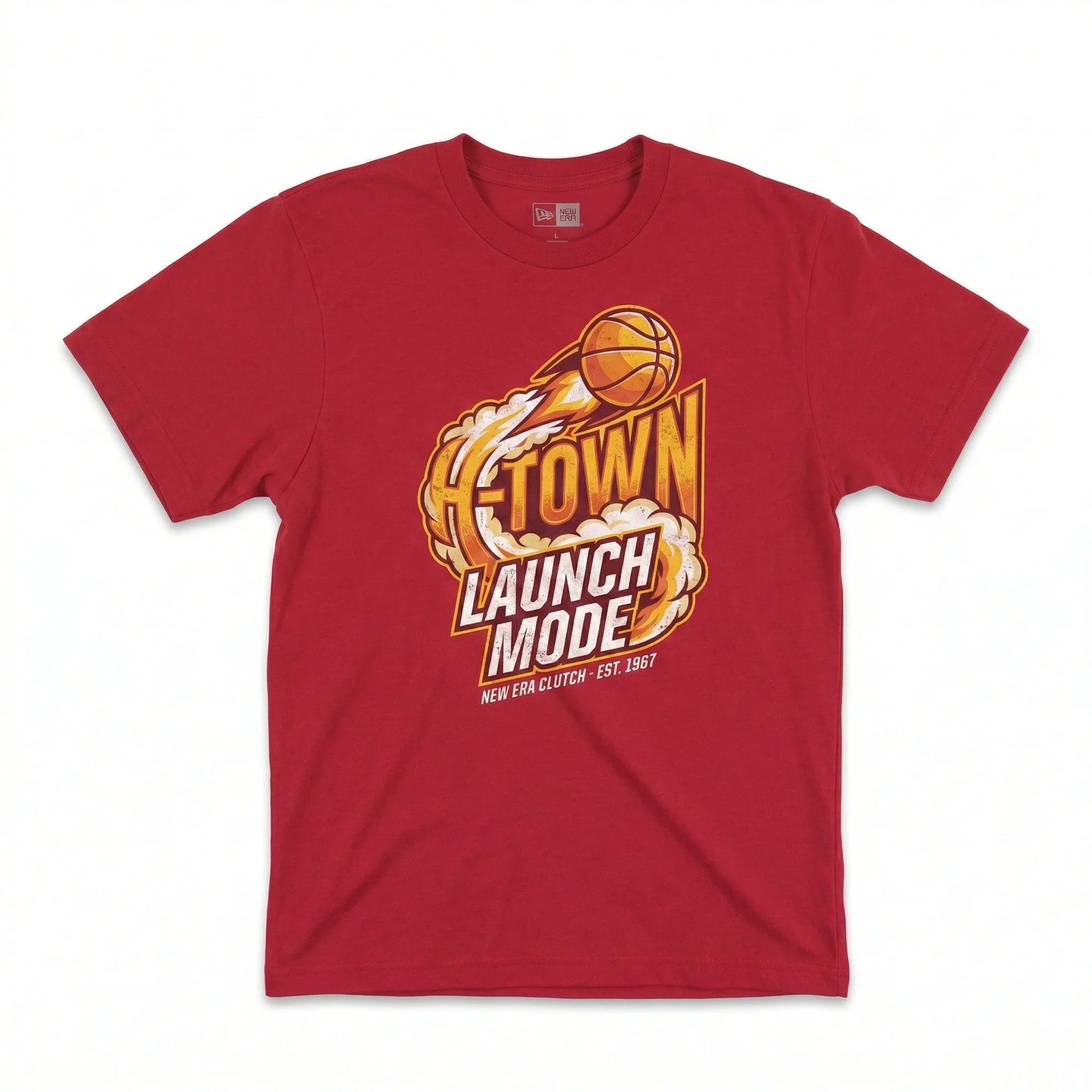 H-Town Basketball "Launch Mode" 2026 Era - Vintage Style Fan Gift T-Shirt