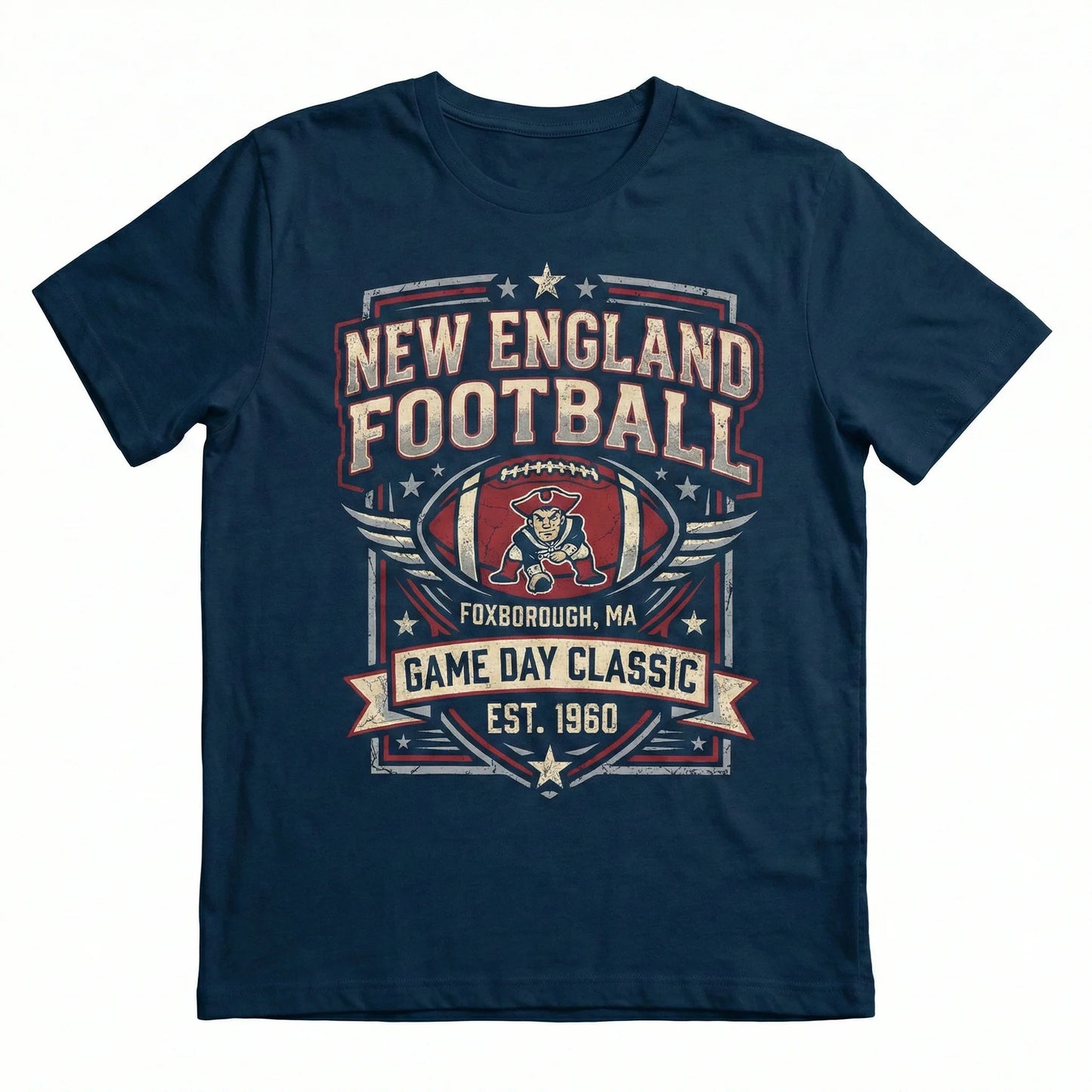 Classic New England Football Fan Game Day Shirt & Hoodie