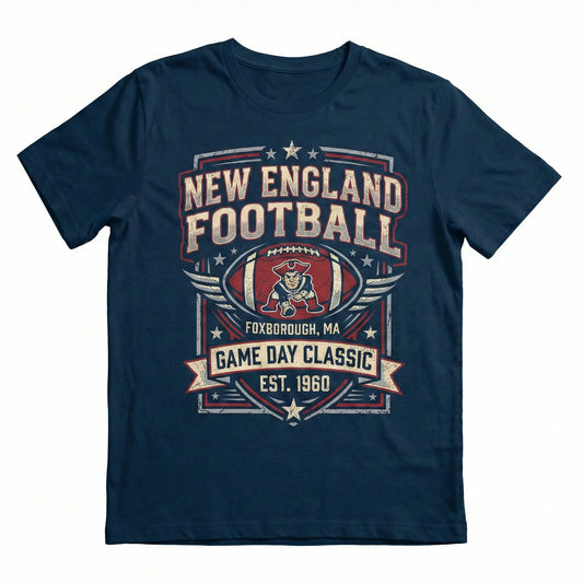 Classic New England Football Fan Game Day Shirt & Hoodie