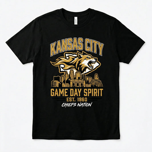 Kansas City Pro Football Fan Apparel - Game Day Graphic T-Shirt, Hoodie & More