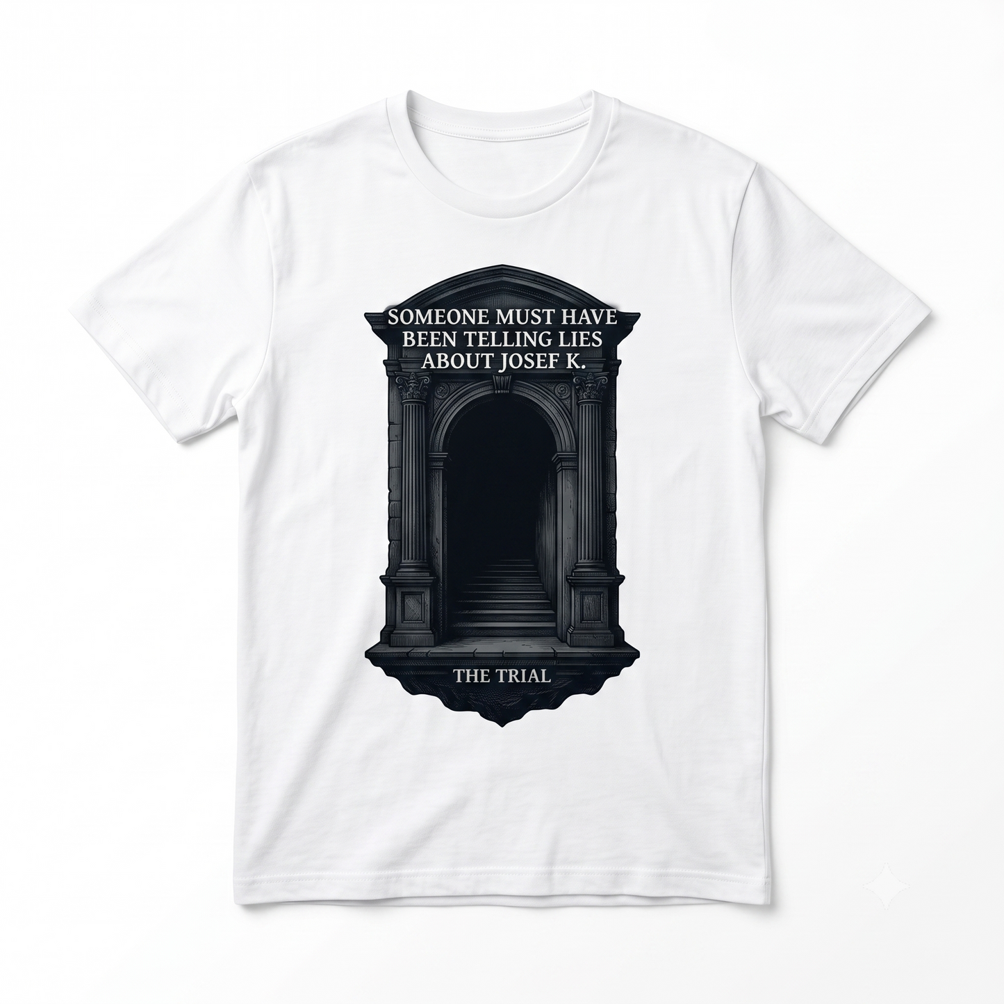 Franz Kafka The Trial Existential Literary Graphic Tee Vintage Dark Academic Bookish Novel Unisex T-shirt