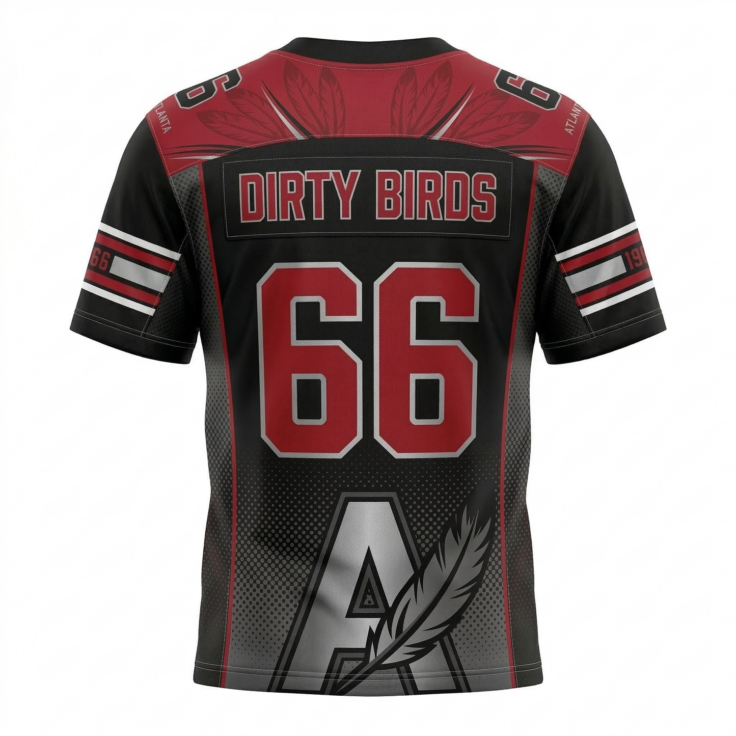 Atlanta Falcons Inspired AOP American Football Jersey - Unisex Gameday Apparel