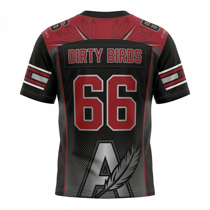 Atlanta Falcons Inspired AOP American Football Jersey - Unisex Gameday Apparel