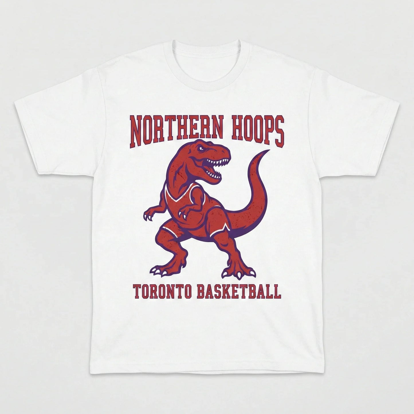 Vintage Northern Dinosaur Basketball Fan Apparel - Toronto Hoops Gameday Gear (T-Shirt, Tank Top, Long Sleeve, Sweatshirt, Hoodie)