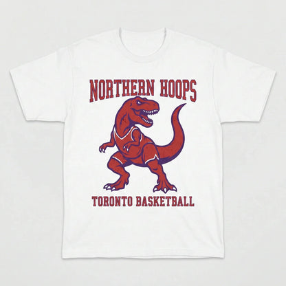 Vintage Northern Dinosaur Basketball Fan Apparel - Toronto Hoops Gameday Gear (T-Shirt, Tank Top, Long Sleeve, Sweatshirt, Hoodie)