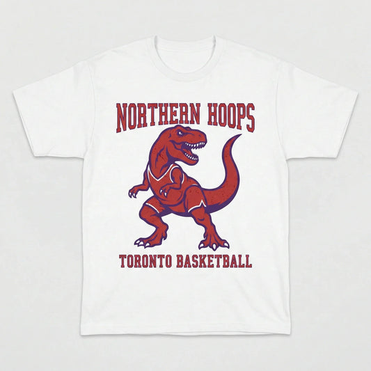Vintage Northern Dinosaur Basketball Fan Apparel - Toronto Hoops Gameday Gear (T-Shirt, Tank Top, Long Sleeve, Sweatshirt, Hoodie)