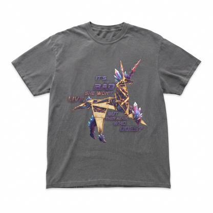 Blade Runner Inspired Origami Unicorn Sci-Fi Movie Graphic Unisex T-shirt