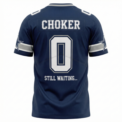 Dallas Football "America's Meme" Satire AOP Jersey Navy