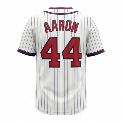 Atlanta Baseball Heritage Unisex Jersey - Classic Braves Blue Red White Custom Apparel
