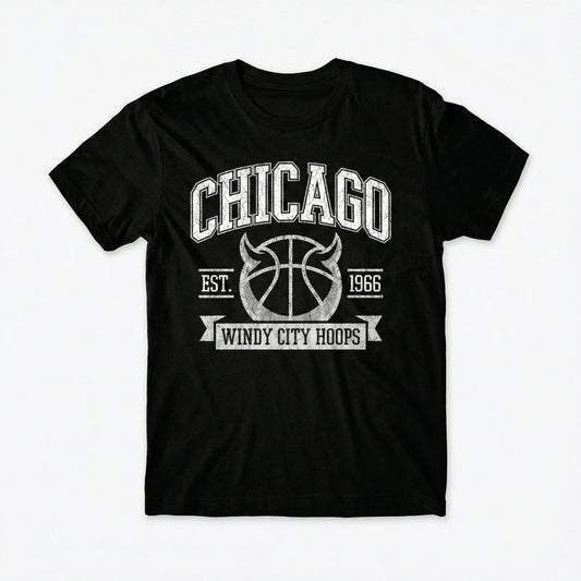 Vintage Chicago Basketball Fan Apparel | Classic Windy City Hoops Gear