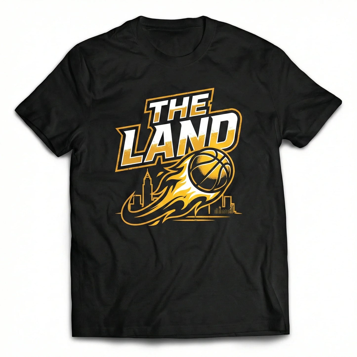 Premium Cleveland Basketball "The Land" Hoops Apparel | T-Shirt, Tank Top, Long Sleeve, Sweatshirt, Hoodie