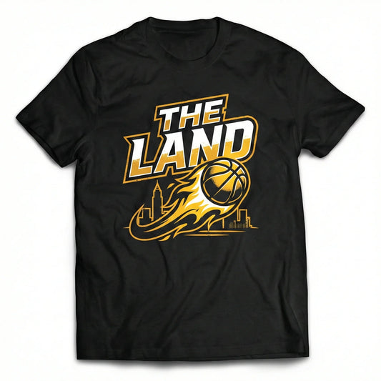 Premium Cleveland Basketball "The Land" Hoops Apparel | T-Shirt, Tank Top, Long Sleeve, Sweatshirt, Hoodie