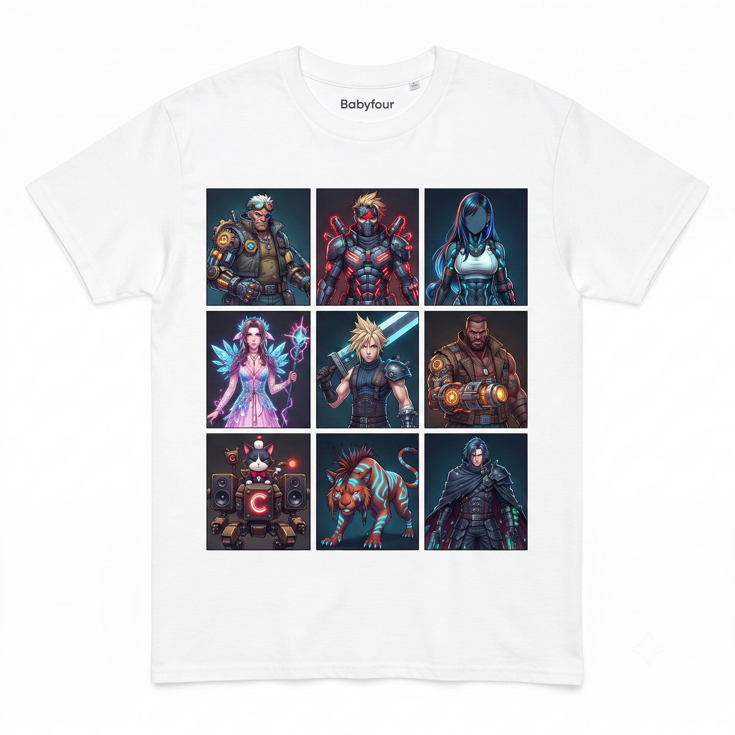 Martial Arts Fighter Anime Girl Fantasy Warrior Gaming Apparel Unisex T-shirt
